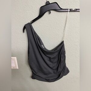 Hollister one shoulder tank